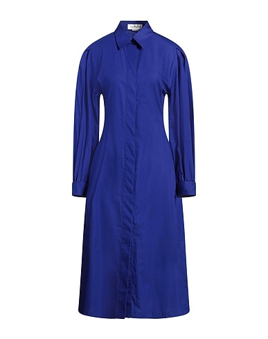 VICTORIA BECKHAM Midi dress BLU 100% Organic cotton