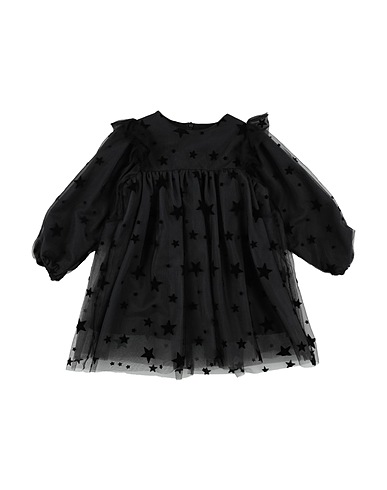 VICOLO Baby dress GIRL Black 100% Polyester