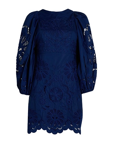 FARM RIO Short dress Navy blue 100% Cotton