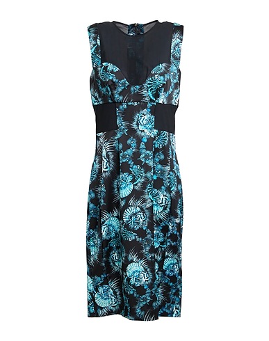 JUST CAVALLI Midi dress Black 96% Polyester, 4% Elastane