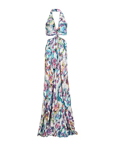 JUST CAVALLI Long dress White 100% Viscose