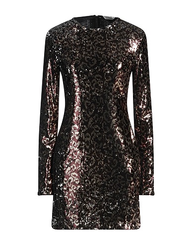 PALM ANGELS Elegant dress Dark brown 100% Polyester