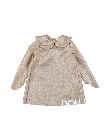 DOUUOD Dress Gold 95% Polyester, 5% Elastane, Cotton