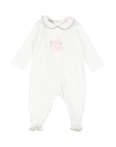 COCCOBIRILLO by BABY GRAZIELLA Tutina Baby  Bianco 100% Cotone