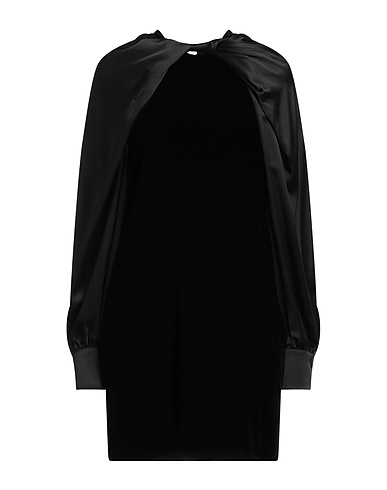 MAX MARA Short dress Black 100% Silk, Viscose, Cupro