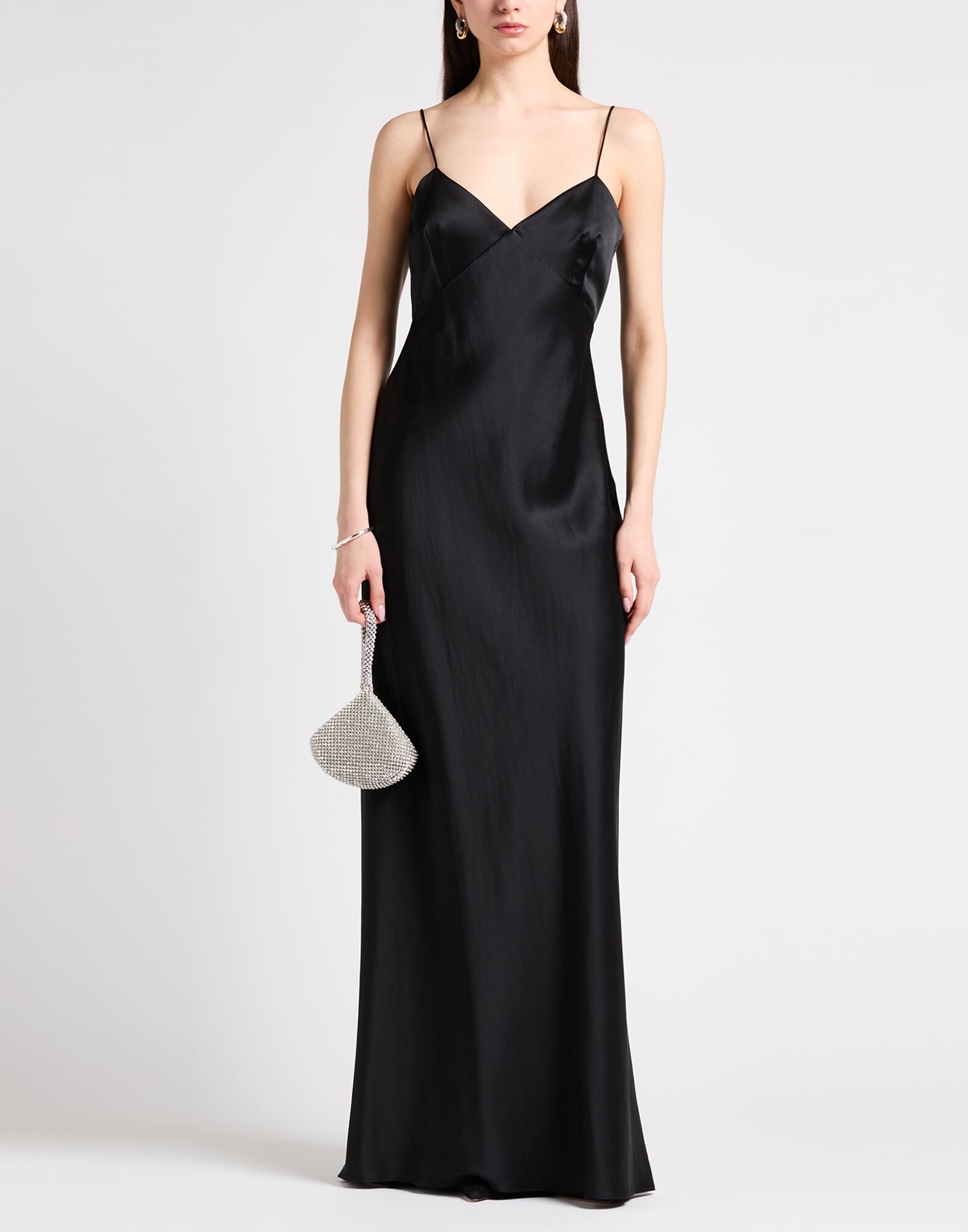 【送料&関税込】Max Mara V-neck Satin Slip Dress Slip dresses | Max Mara