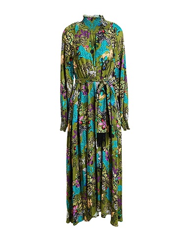 CONNOR & BLAKE Long dress Military green 100% Viscose