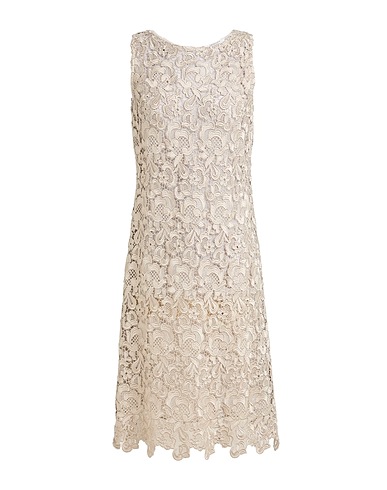 CHARLOTT Midi dress Light grey 100% Viscose