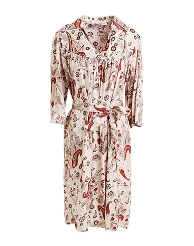 CONNOR & BLAKE Midi dress Beige 100% Viscose