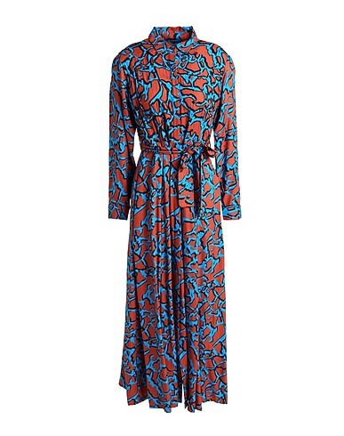 CONNOR & BLAKE Long dress Brown 100% Viscose