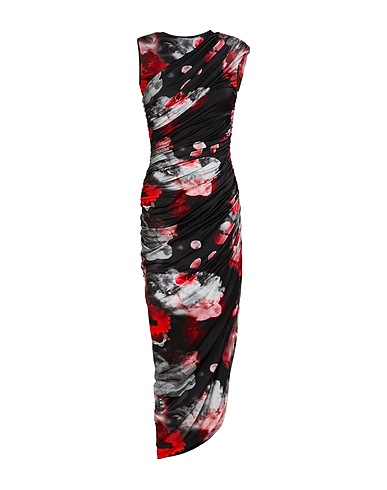 PRABAL GURUNG Long dress Black 94% Rayon, 6% Elastane