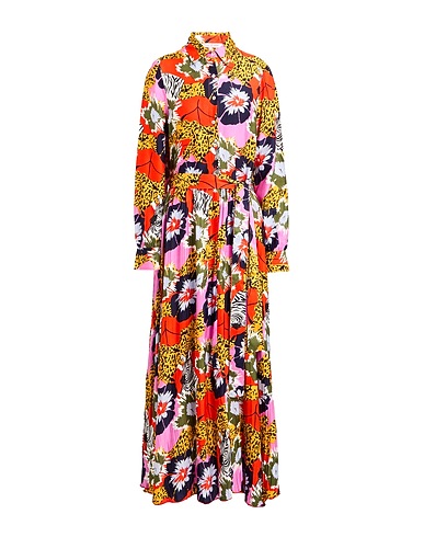 CONNOR & BLAKE Long dress Orange 100% Viscose