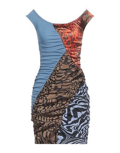 AHLUWALIA x GANNI Sheath dress Pastel blue 100% Polyester