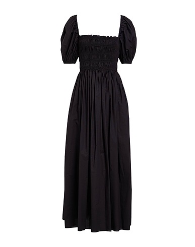 MATTEAU Langes Kleid Schwarz 100% Organische Baumwolle