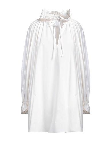 MOSCHINO Short dress COUTURE White 59% Cotton, 35% Polyamide, 6% Elastane