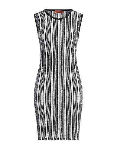 MISSONI Sheath dress Black 55% Viscose, 23% Polyester, 22% Polyamide