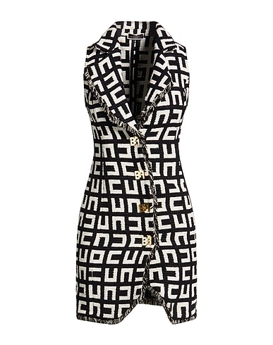 ELISABETTA FRANCHI Short dress 63% Cotton, 25% Polyester, 9% Acrylic, 3% Other Fibres