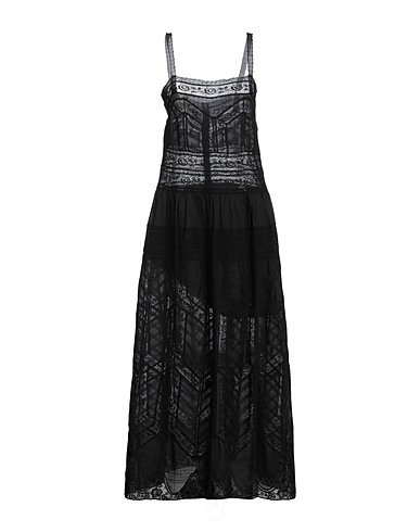 ZIMMERMANN Langes Kleid Schwarz 100% Baumwolle