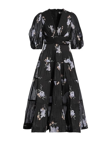 ZIMMERMANN Midi dress NERO 100% Polyester
