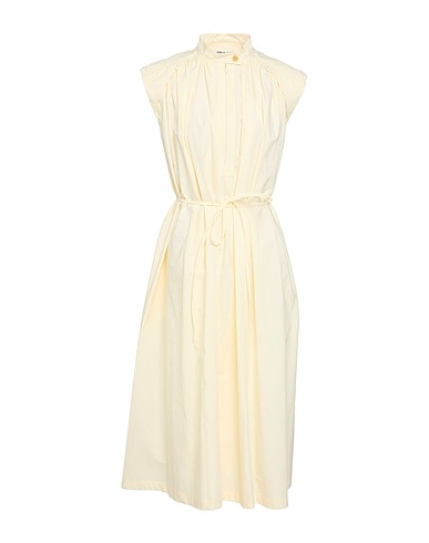 LOW CLASSIC Midi dress Cream 100% Cotton