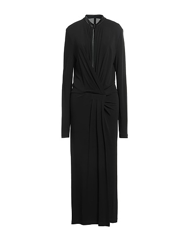 ALBERTA FERRETTI Long dress Black 100% Viscose, Acetate, Silk