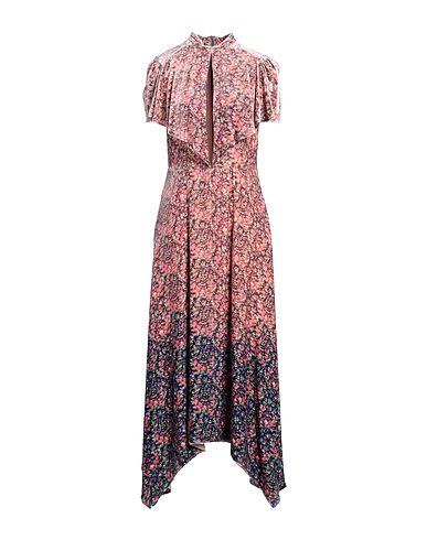 PHILOSOPHY di LORENZO SERAFINI Long dress Purple 82% Viscose, 18% Silk
