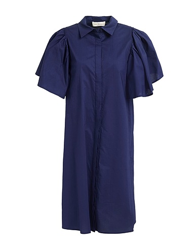 CORTE dei GONZAGA Vestito chemisier Blu navy 100% Cotone