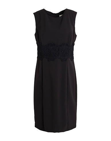 CORTE dei GONZAGA Vestito midi Nero 89% Poliestere, 11% Elastan