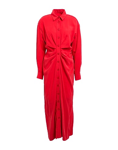 SABINA MUSÁYEV Midi dress Red 92% Viscose, 8% Polyester