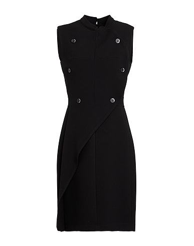 ALESSIA SANTI Kurzes Kleid Schwarz 63% Polyester, 32% Viskose, 5% Elastan