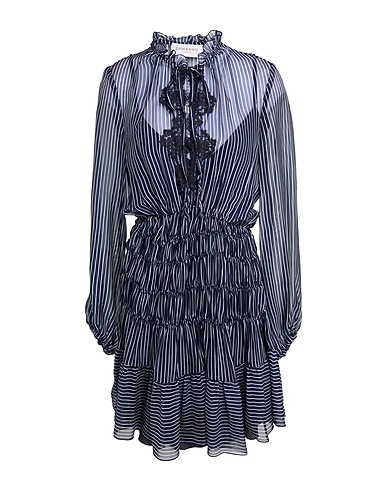 ERMANNO FIRENZE Short dress Midnight blue 75% Viscose, 25% Silk