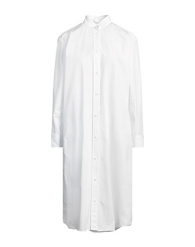 FENDI Midi dress White 100% Cotton