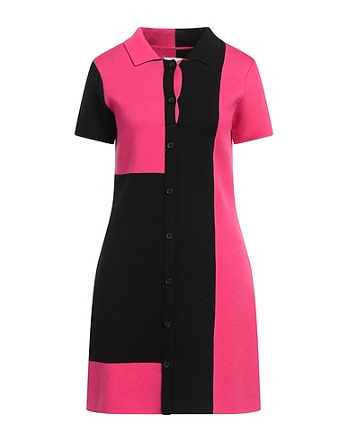 VICOLO Short dress Magenta 50% Viscose, 28% Polyester, 22% Nylon