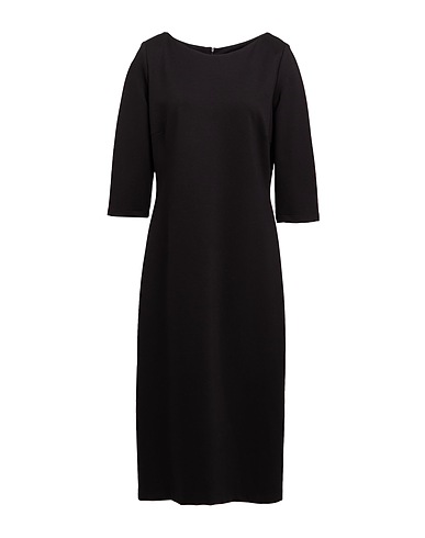 MY DREAM Midi dress Black 70% Viscose, 25% Polyamide, 5% Elastane