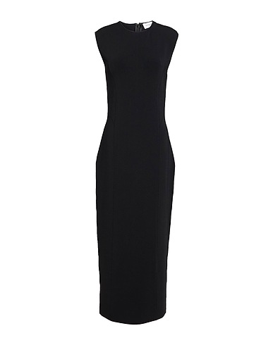 NINA RICCI Midi dress Black 76% Viscose, 22% Polyamide, 2% Elastane