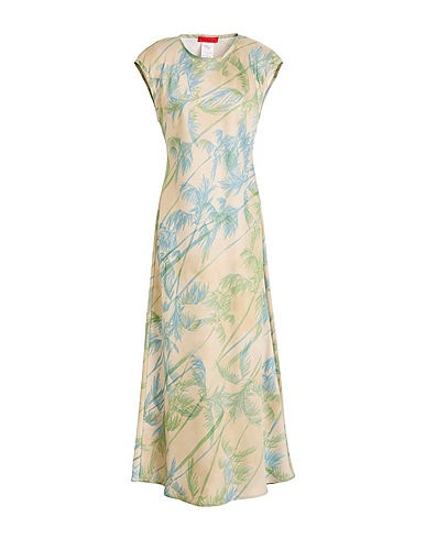 MAX&Co. Long dress APUANIA
 Sage green 100% Polyester