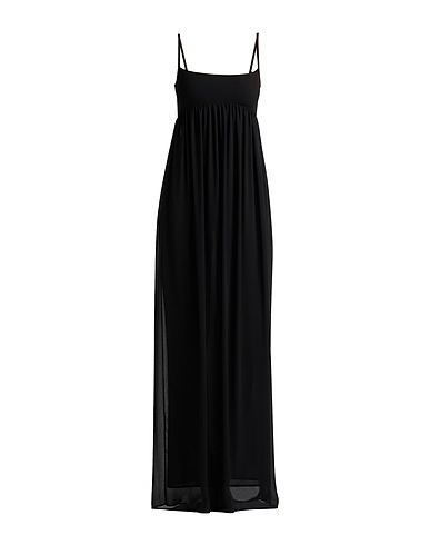 JACQUEMUS Long dress LA CASA Black 100% Polyester, Viscose, Elastane