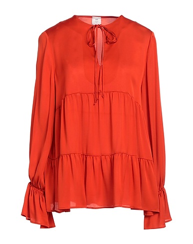 ELEVENTY Silk top Rust 100% Silk
