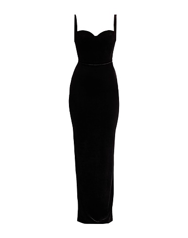 BALENCIAGA Long dress Black 70% Triacetate, 30% Polyester