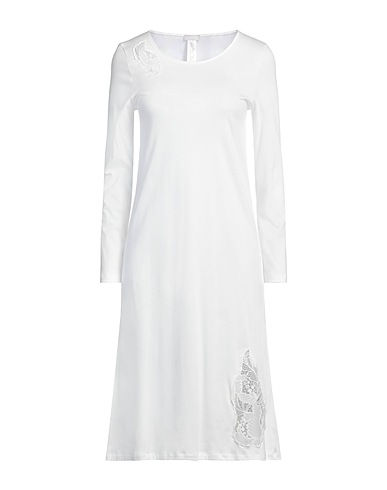 HANRO Midi dress White 100% Cotton
