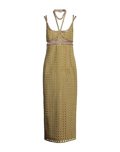 GIAMBATTISTA VALLI Long dress Gold 50% Viscose, 30% Metallic fiber, 20% Polyester, Polyamide