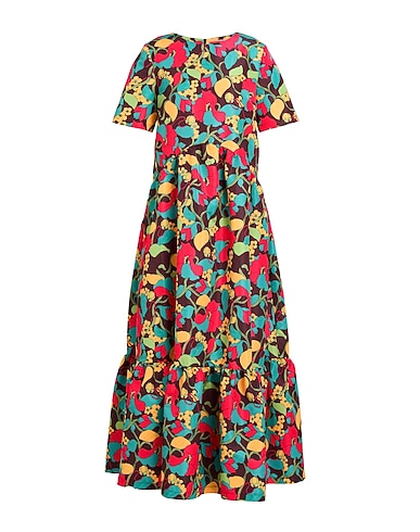 LA DOUBLE J Long dress Dark brown 100% Polyester