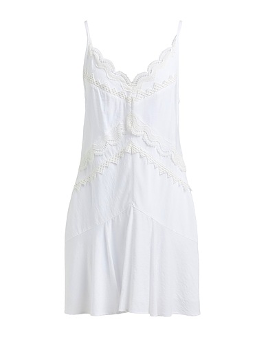 IRO Short dress White 89% Viscose, 11% Polyamide