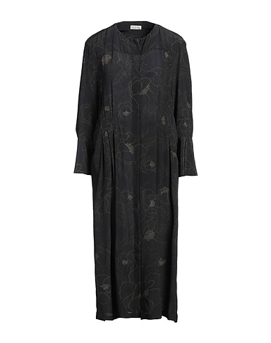 DRIES VAN NOTEN シルクドレス ブラック シルク 100%
