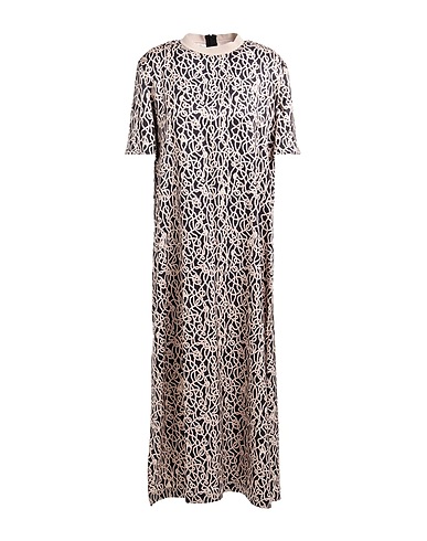 AGNONA Midi dress Black 95% Silk, 5% Elastane, Viscose