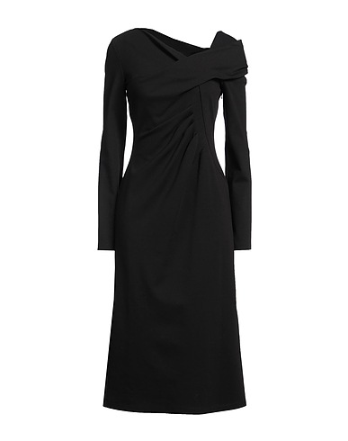 ALBERTA FERRETTI Midi dress Black 69% Viscose, 25% Polyamide, 6% Elastane