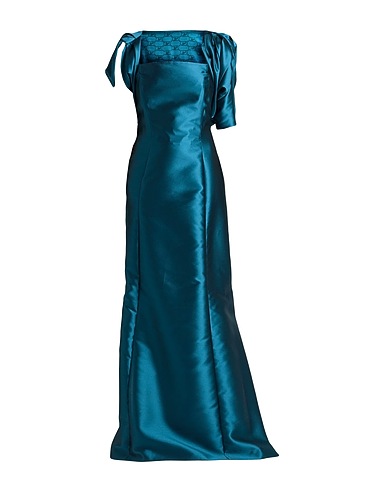 ALBERTA FERRETTI Long dress Emerald green 85% Polyester, 15% Silk, Polyamide, Elastane