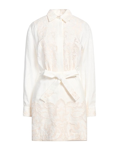 ALÉMAIS Hemdkleid Weiß 100% Baumwolle