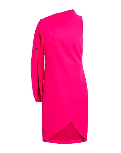 GENNY Midi-Kleid Fuchsia 90% Polyester, 10% Elastan