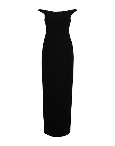 TOTEME Long dress Black 100% Polyester